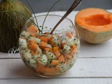 Salade de melon au haddock