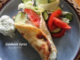 Sandwich gyros comme à Athènes