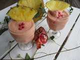 Smoothie grenade, ananas et cranberries