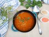 Soupe épicée aux lentilles corail