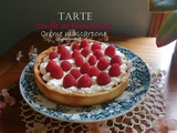 Tarte au confit de framboises et mascarpone