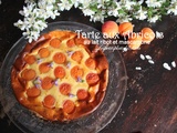 Tarte aux abricots, lait ribot et mascarpone