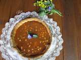 Tarte caramel nougatine