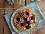 Tarte printanière aux légumes et à la mousse d'Ossau Iraty