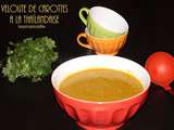 Velouté de carottes à la citronnelle et au gingembre