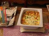 Clafoutis courgettes / mozzarella / menthe