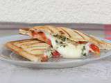 Croque monsieur tomate mozzarella de p.conticini