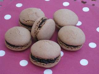 Macarons au chocolat