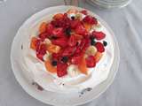 Pavlova (base meringue / chantilly et fruits)