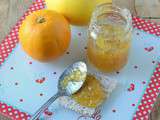 Marmelade de pamplemousse jaune à la vanille et à l'orange