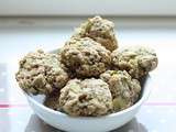 Cookies sarrasin, noisette et rhubarbe [vegan]