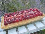 Tarte amandine au framboises