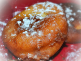 Beignets aux pommes pour Mardi gras