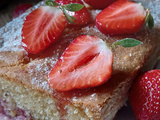 Cake aux fraises façon grand mère