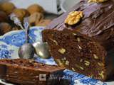 Cake chocolat et noix : recette sans lactose à la citrouille