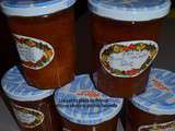 Confiture abricot, peche et lavande