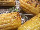 D'épis de maïs grillés au four pour Thanksgiving (Grilled Corn)