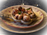 Escargots en beurre aillé, dits à la Bourguignonne