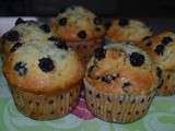 Muffins aux myrtilles