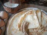 Pâte à crêpes au lait de coco (lactose free)