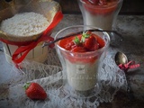 Riz au lait à la compotée de fraises