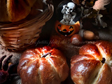 S brioches citrouilles pour brunch ou buffet d'halloween