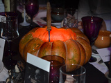 Soupe à la citrouille en chaudron pour Halloween