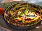 Tarte aux courgettes et magret de canard