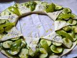 Tarte soleil vert aux courgettes et pistou