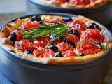 Tartelettes avec des tomates cerises