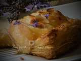 Tartelettes feuilletées pêche-lavande saveurs provençales