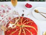 Galette des rois pistache framboise de Christophe Felder