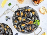 Moules marinières (vin blanc, échalotes, persil)