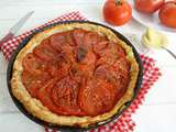 Tarte rapide à la tomate et moutarde