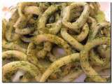 Anneaux d'encornets aux pesto persillé