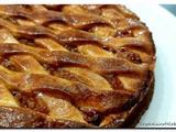 Tarte aux pommes compotées