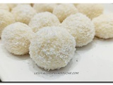 Truffes chocolat blanc noix de coco