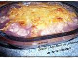 Gratin chou fleur au pomme de terre vitelotte