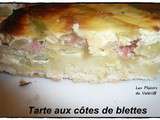 Tarte aux côtes de blettes