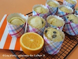 Muffins à l'orange et pépites de chocolat