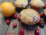 Muffins aux canneberges