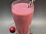 Smoothie aux cerises et amandes