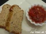 Cake au thon et son coulis de tomates