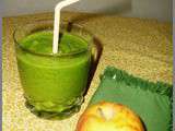 Jus vert roquette poire citron