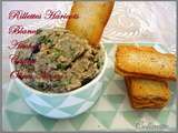 Rillettes de haricots blancs anchois olives et câpres