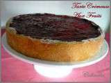 Tarte cremeuse aux fruits rouges