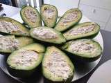 Avocat aux rillettes de thon