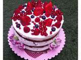 Nude Cake fruits rouges