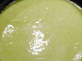 Soupe courgettes blanches, courge, oignon