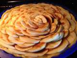 Tarte aux pommes et caramel beurre salé